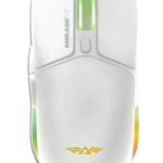 Armaggeddon Gaming Mouse Wired+2.4G+BT Recharge 600mAh MIRAGE-VI White
