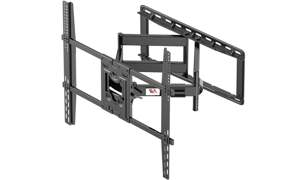 1-53ae9 NBMounts SP5 TV Wall Mount 80x60 Turn 4x Arms 90kg - Image 1