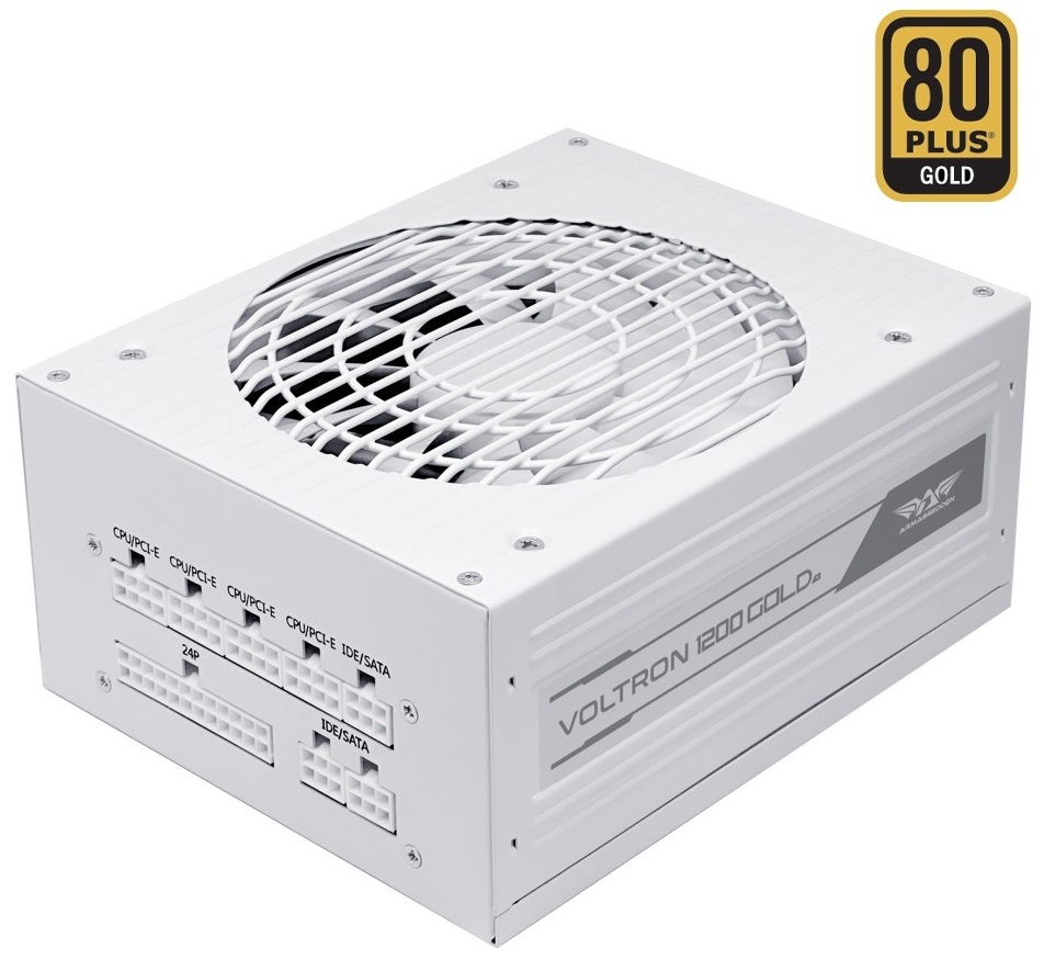 1000w_1762511433_1762906478 Armaggeddon Gaming PSU 1200W Modular & Certified 80+ VOLTRON GOLD 1200 White - Image 1