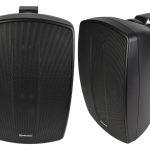 Adastra BH6 6.5'' Outdoor Speakers IP44 140W Black (pair) 100.923UK