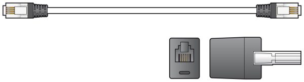 AV:Link RJ11 6P4C Plug to BT431A 3.0m 113.532UK