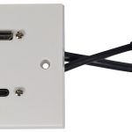 AV:Link WALL PLATE USB-C/HDMI 8K 122.387UK