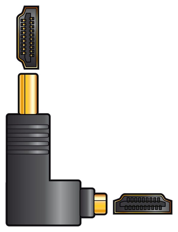 Av:Link HDMI Right Angle Adaptor 122.399UK