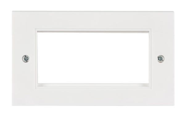 AV:Link Wall Plate Frame Double 4 Modules 122.505UK