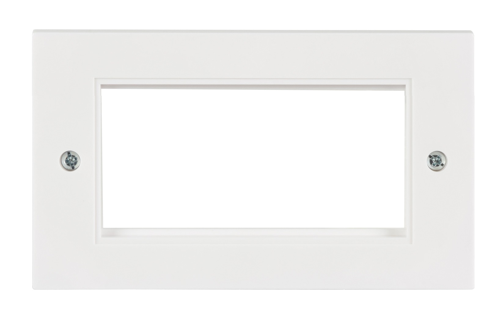 122505UK_CO1 AV:Link Wall Plate Frame Double 4 Modules 122.505UK - Image 1