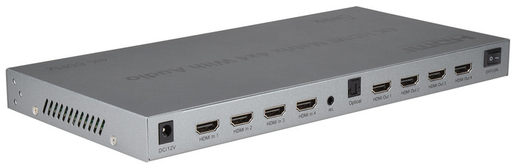 128850UK_CO1_1746332363 AV:Link HDX44 HDMI Matrix 4x4 v2.0 128.850UK - Image 1