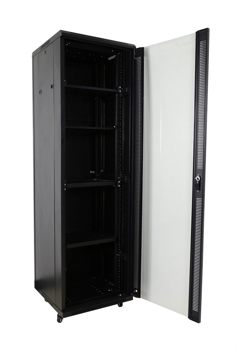 1501582166_ce418673f2a09293721f6f47ec80ab88_539386398_NP-CA DigitMX NETPRO NP-C37U60 19'' Free Standing Cabinet 37U 60cm (Not Assembled) - Image 1