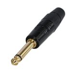 Neutrik REAN RP2CB 6.3mm Mono Plug