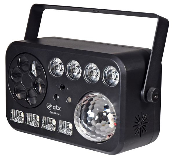 QTXlight GOBO Hex 6-in-1 LED & Laser Effect 151.745UK