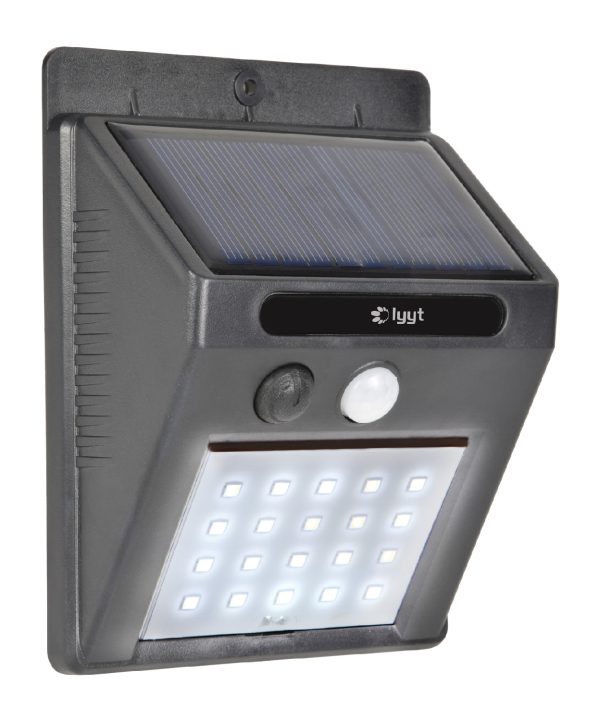 LYYT 20 LED Solar Security Light with Motion Sensor 154.842UK