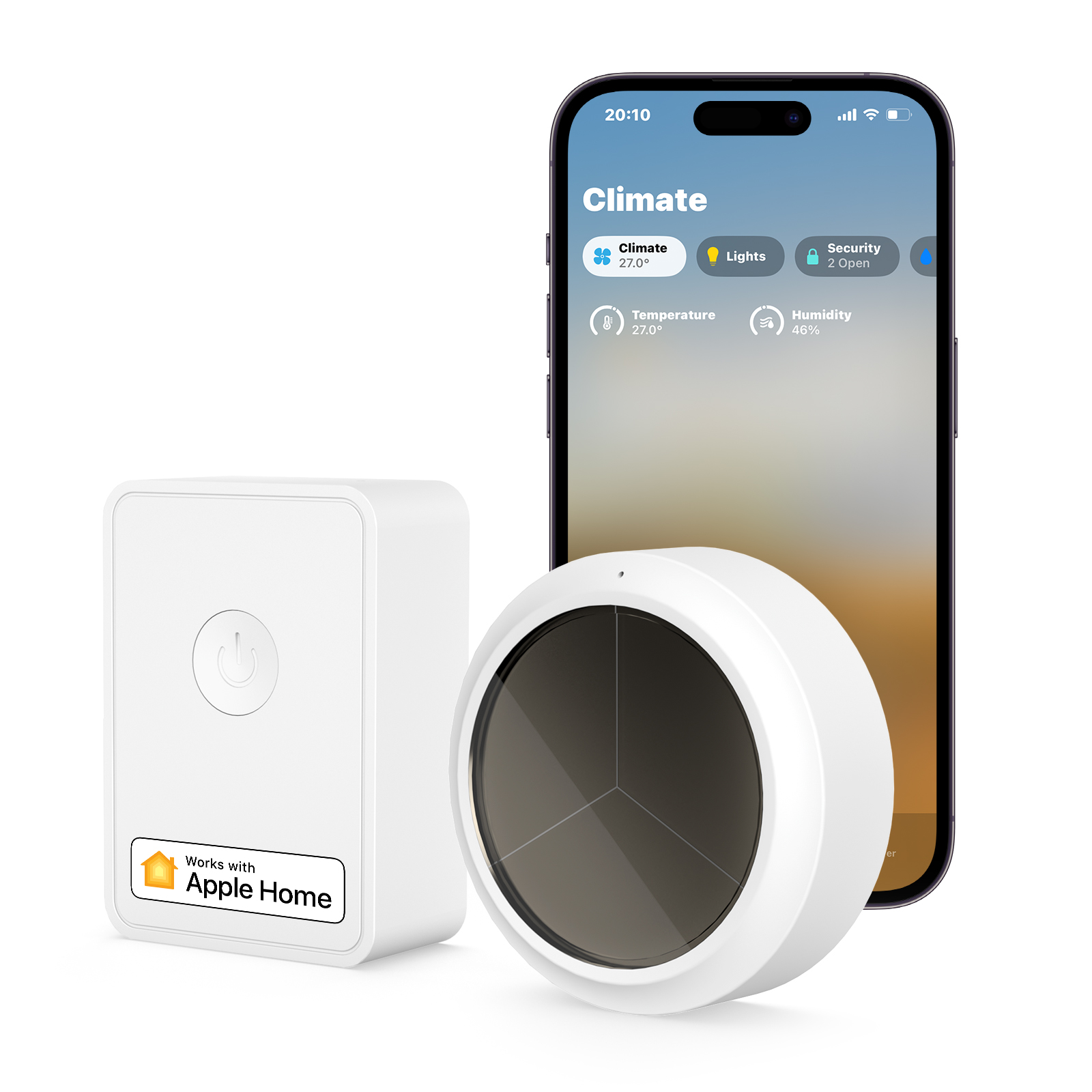 1687684271920_17df4329 Meross Homekit Smart Temperature and Humidity Sensor MS100FH-UK - Image 1