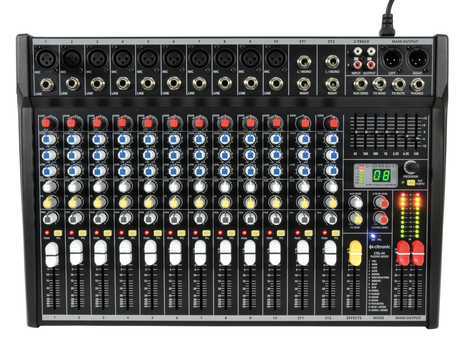 170855UK_CO1 Citronic CSL-14 v2 Mixing Console 14 inputs 170.855UK - Image 1