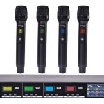 Citronic TU4-H Quad True Diversity Multi-UHF Wireless Microphone System (4 x Handhelds) 171.043UK