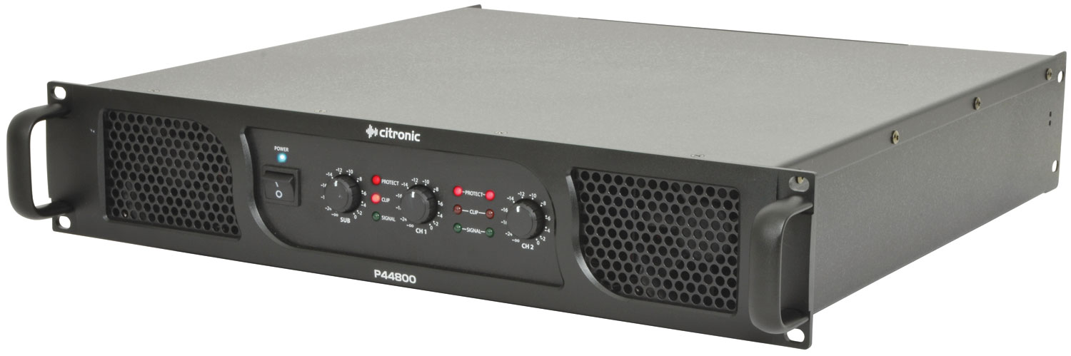 172248UK_CO1 Citronic P44800 2.1 4ohm Amplifier 2x400W + 800W Sub 172.248UK - Image 1