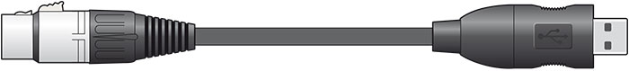173.616UK Chord XLR to USB Converter 3.0m for Recording an Instrument or Microphone to the PC 173.616UK - Image 1