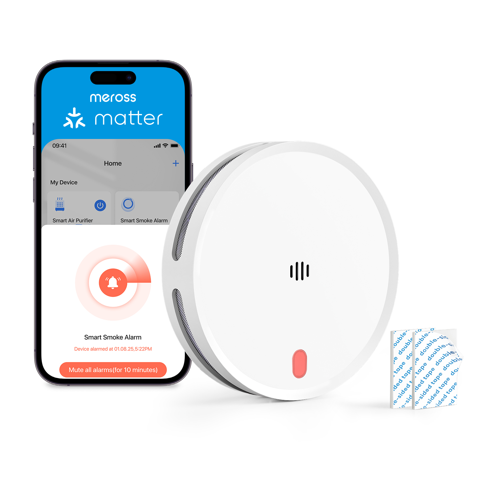1757060998972_090b2c5e Meross HomeKit Smart Smoke Alarm (Matter) MA151 - Image 1