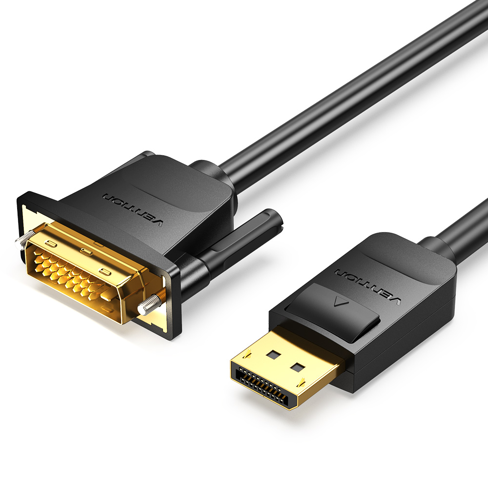 1A_1728041967 Vention DisplayPort Cable to DVI-D 24+1 1.5m HAFBG - Image 1