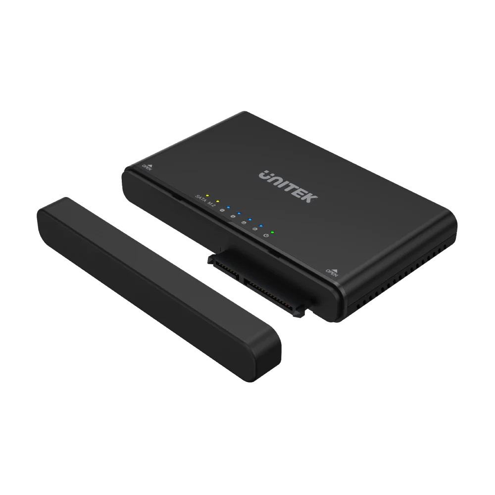 1_1657790988 Unitek SolidForce+ USB3.2 M2 NVMe Enclosure w/ SATA III Adapter S1222A - Image 1