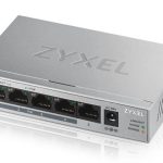 Zyxel 5 Port Gigabit PoE Switch, 4 x PoE, 60W GS1005-HP