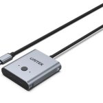 Unitek D1078A 4K USB-C Splitter 1in-2out or Switch 2in-1out Supports 100W PD