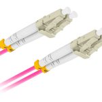 Lanberg Fiber Patch Cord LC/UPC-LC/UPC MM 50/125 Duplex OM4 LSZH 10.0m