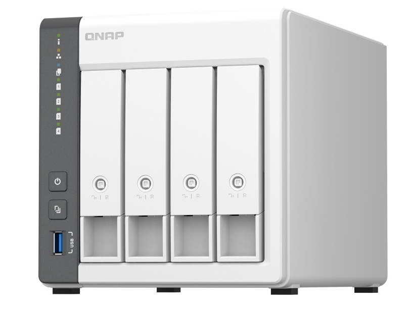 1_1683625669 QNAP NAS 4-Bay Tower ARM Quad-Core, 4GB RAM & Dual 2.5GbE Ports TS-433 - Image 1