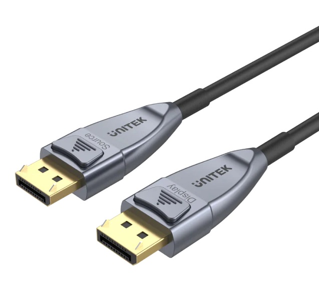 1_1689165942 Unitek DisplayPort 1.4 Cable ActiveOptical 8K/240Hz 20.0m C1618GY - Image 1