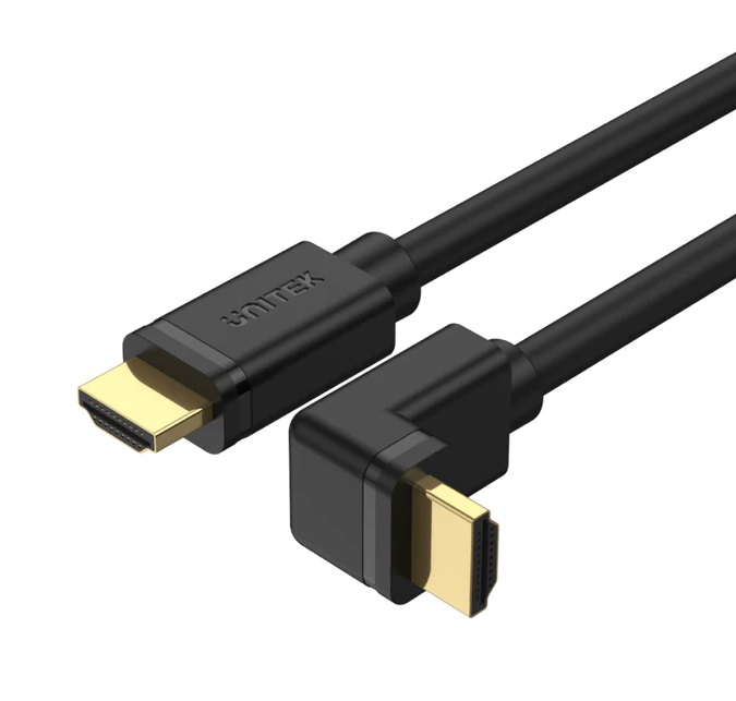 1_1689167152 Unitek HC HDMI Right Angle Cable 90 Degrees 3.0m Y-C1002 - Image 1