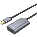 Unitek UCE USB-A 2.0 Active Extension Cable Alum 10.0m Y-272