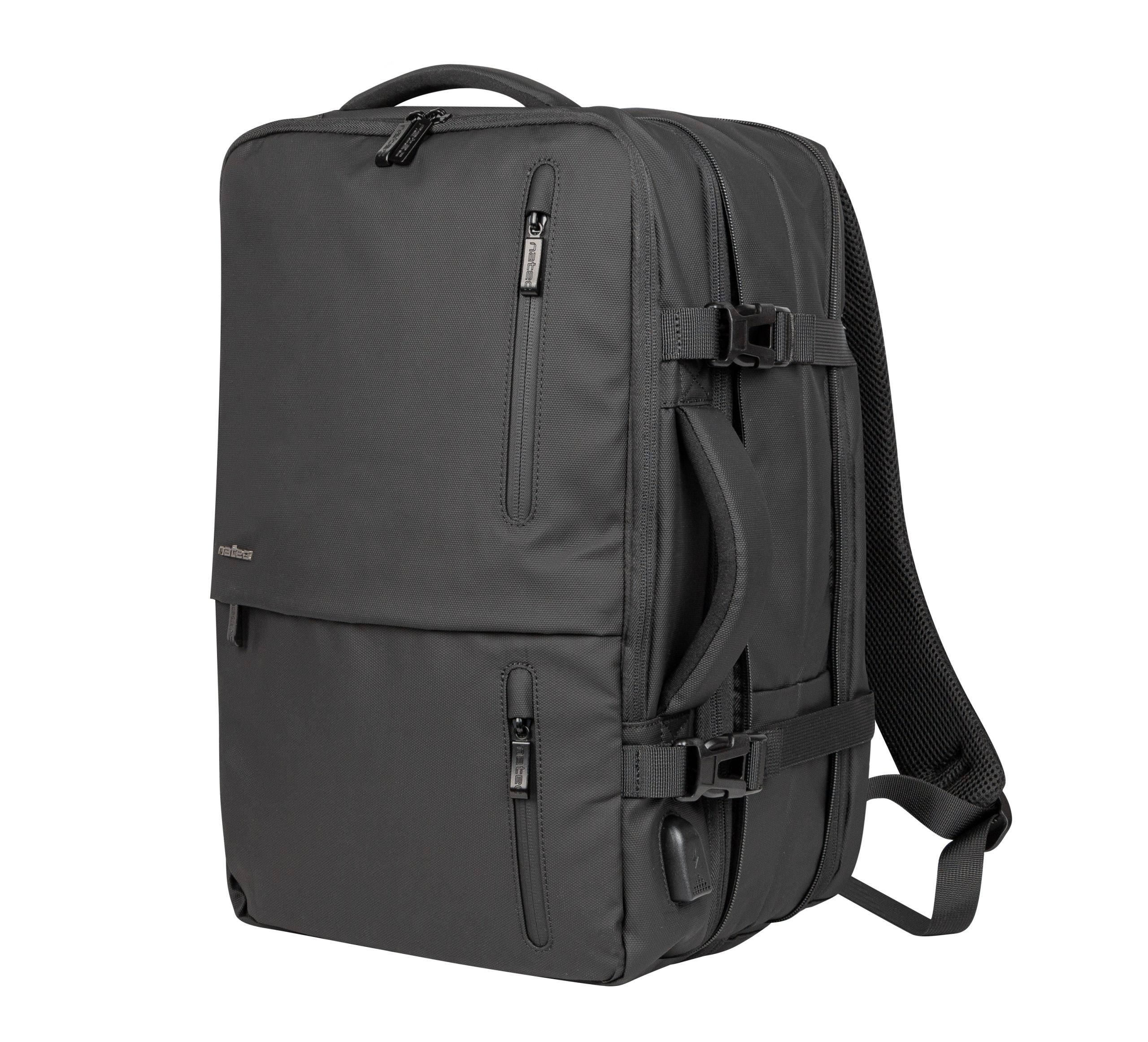 1_1701163949 Natec CAMEL PRO 17.3'' Laptop Backpack Black - Image 1