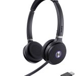 Yealink Headset Wireless DECT with Dongle WH62 Dual Portable Teams 150m