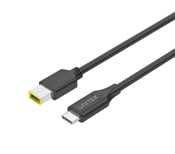 Unitek UCL USB-C to DC Cable 1.8m 65W for Lenovo 11x4.5mm C14115BK