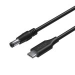 Unitek UCL USB-C to DC Cable 1.8m 65W for Toshiba-Asus 5.5x2.5mm C14116BK