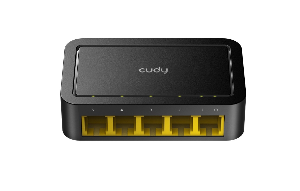 1_1702464133 Cudy FS105D 5-Port 10/100 Mbps Desktop Switch - Image 1