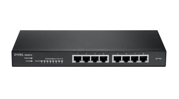 Zyxel 8-Port Gigabit Cloud Managed Ethernet Switch GS1915-8