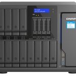 QNAP NAS 16-Bay Tower Intel Eight-Core, 8GB RAM, Triple PCIe Slots, Dual 2.5GbE Ports & SSD Caching TS-1655