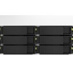 QNAP NAS 12-Bay Rackmount Intel Quad-Core, 8GB RAM, Redundant PSU, PCIe Slot & Dual 2.5GbE Ports TS-1264U-RP