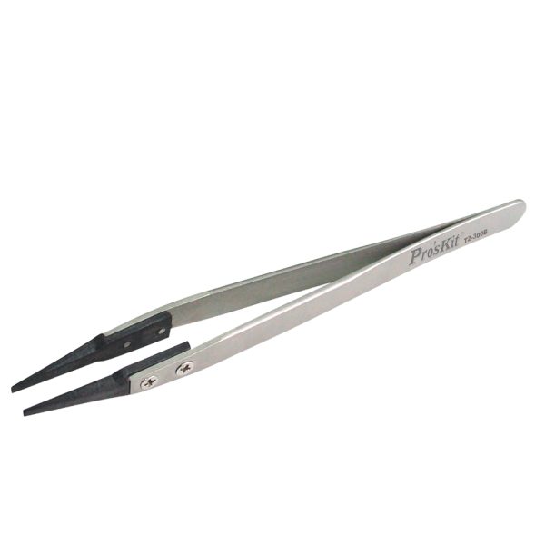 Proskit Tweezers Static Dissipative Soft Tip TZ-300B