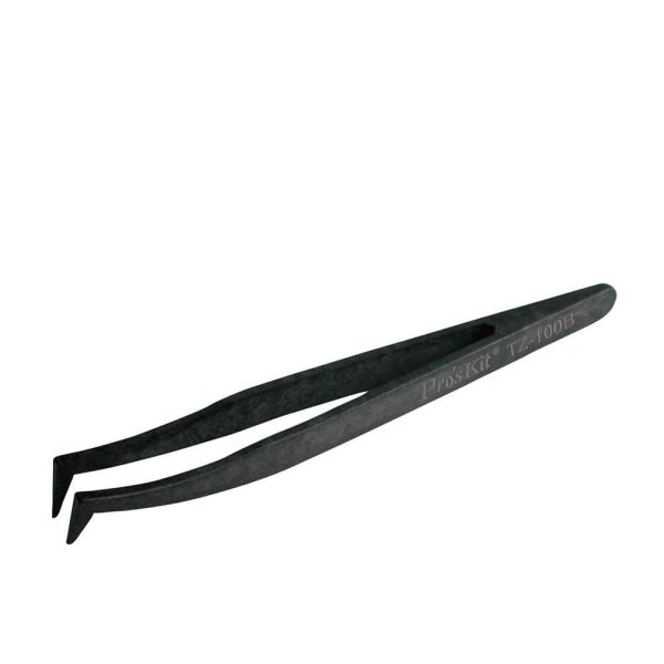 Proskit Tweezers Curved Conductive Spring 120mm TZ-100B