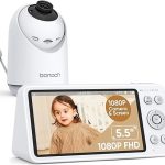 Bonoch BBM04 Portable Baby Monitor 5.5'' 1080p PTZ Camera & Local Storage No WiFi