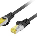 Lanberg Patch Cable CAT6A S/FTP CU LSZH 1m Black