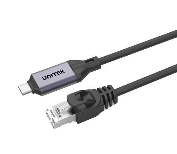 1_1721390033 Unitek Converter USB-C to Gigabit Ethernet Cable 2.0m C18148AGY-2M - Image 1