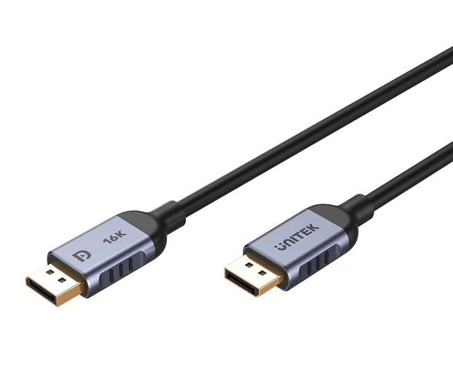 1_1721723398 Unitek DisplayPort 2.1 Cable 8K 120Hz 2.0m - Image 1