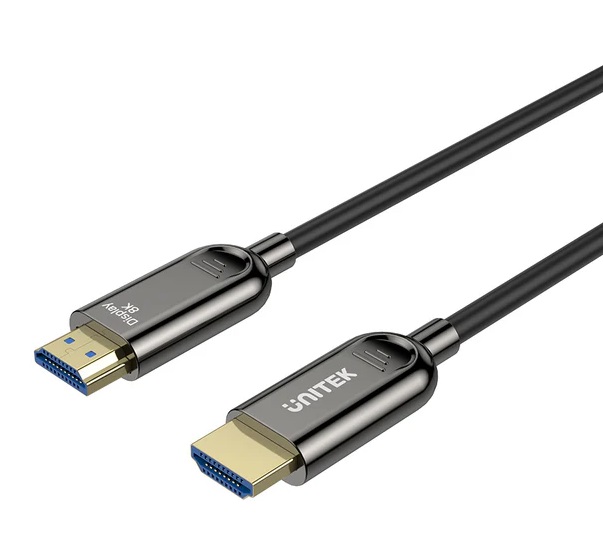 1_1721737799 Unitek Fiber Optic HDMI 2.1 Cable 8K60Hz 40.0m C11085GY-40M - Image 1