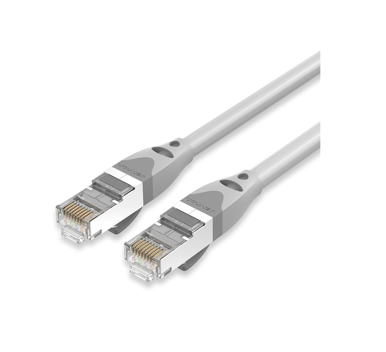 1_1725453607 Vention NETWORK Cable CAT6A SFTP 5.0m Grey IBHHJ - Image 1