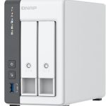 QNAP NAS 2-Bay Tower ARM Quad-Core, 4GB RAM, 2.5GbE & USB One-Touch Copy Button TS-216G