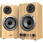 Genius SP-HF520BT 2.0 PC Speakers with BT 20W RMS Pine Wood