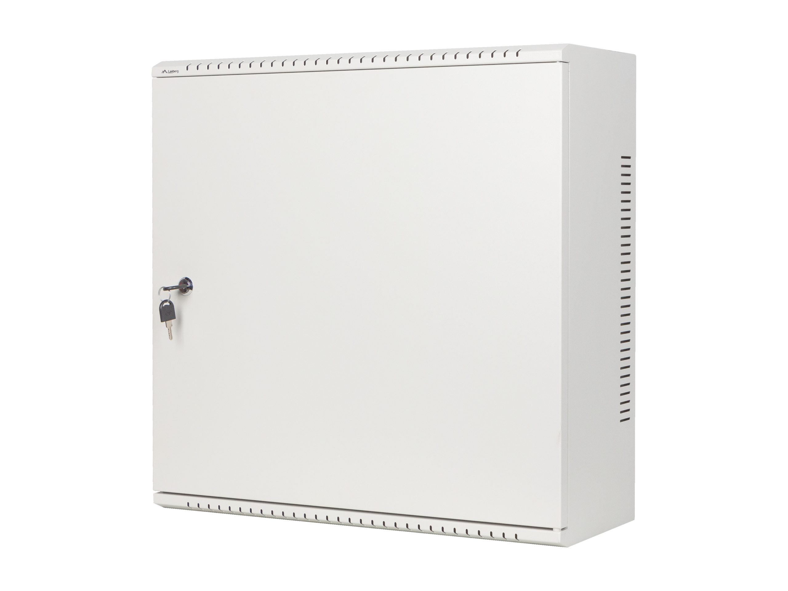 1_1740119956 Lanberg Wall Rack 19'' Low Profile 6U+3U Assembled White Z34160 - Image 1