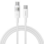 Baseus Cable USB-C to USB-C Display 2 Series Braided 100W 1.0m White