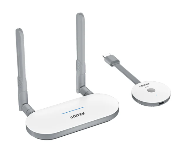 Unitek Wireless HDMI Transmitter & Receiver Kit Up to 50M White V1183A